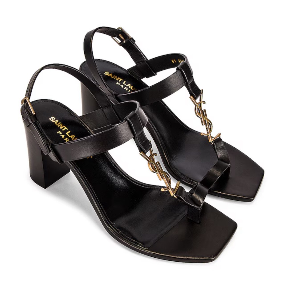 Authentic Saint Laurent Cassandra Sandals 75mm